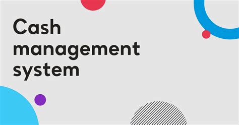Cash Management System • Log in.